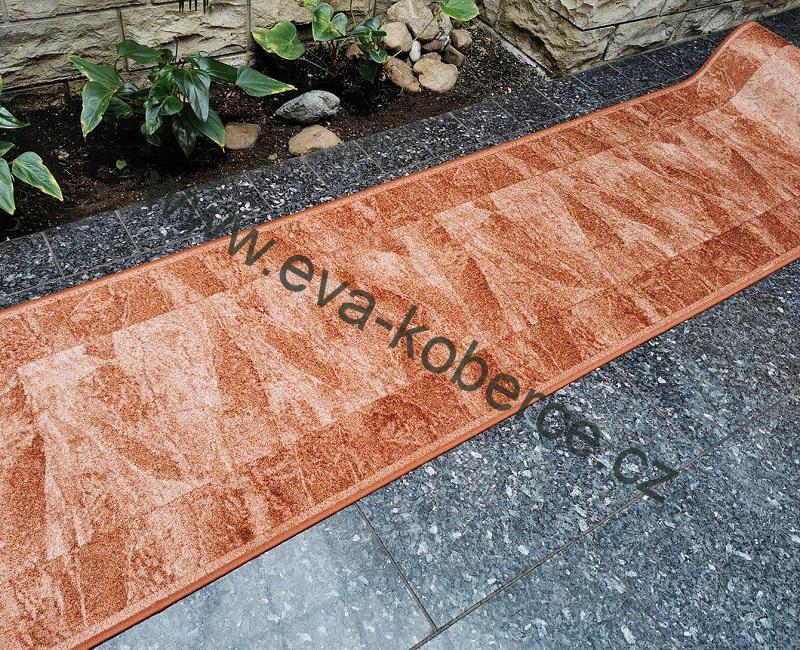 Protiskluzný běhoun Sardis 42 hnědý