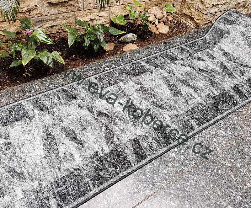 Protiskluzný běhoun Sardis 42 hnědý