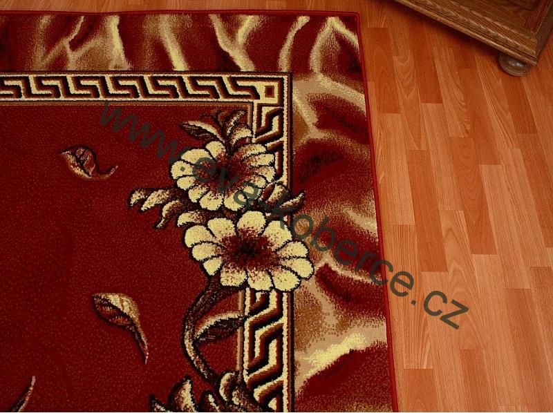 Kusový koberec BCF T15 bordový r. 120 x 170cm