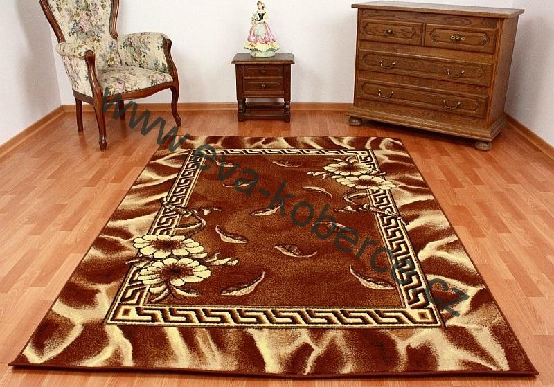 Kusový koberec BCF T15 hnědý