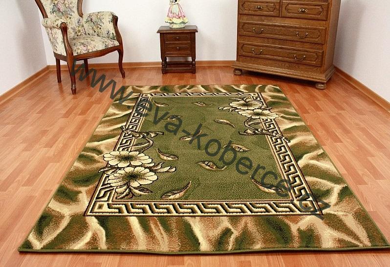 Kusový koberec BCF T15 zelený