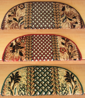 Nášlap na schody BCF 7192 bordový půlkruhový