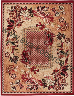 Kusový koberec BCF 7192B bordový