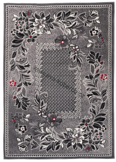 Kusový koberec BCF 7192B šedý