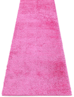 Běhoun Shaggy Parisian růžový š.140cm