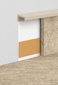 Kobercová lišta TL-55 tvrdá - modrá