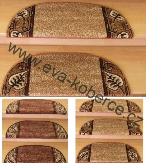 Nášlap na schody BCF FX15 hnědý 65 x 24cm obdélník