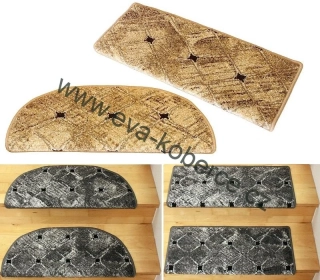 Nášlap na schody Friese TK20 šedý 65 x 24cm obdélník