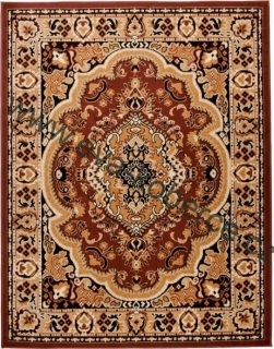 Kusový koberec BCF E951A hnědý 80 x 150cm
