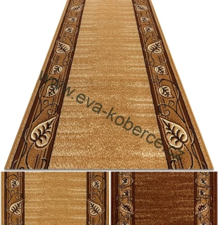 Běhoun BCF FX15 hnědý metráž šíře 80cm