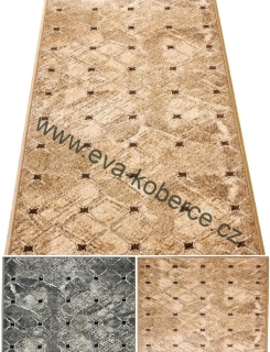 Běhoun friese TK20 šedý metráž šíře 70cm