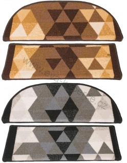 Protiskluzný nášlap na schody MG25 hnědý 65 x 24cm obdélník