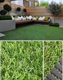 Umělý travní koberec Bermuda r. 100 x 200cm zelený