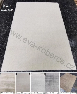 Luxusní kusový koberec Touch 056 krémový rozměr 80 x 150cm