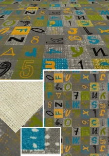 Dětský koberec v metráži Numero š.4m