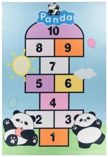 Dětský koberec Skákací panák Panda r. 80 x 150cm